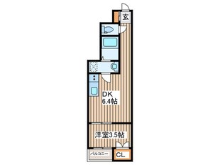 プラウディア仙台清水沼Ａ棟の物件間取画像